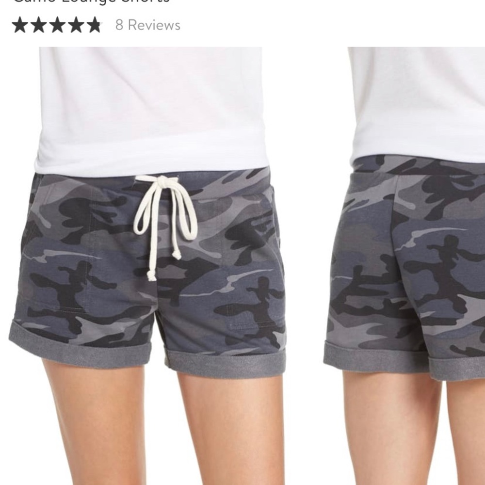 Camo lounge shorts